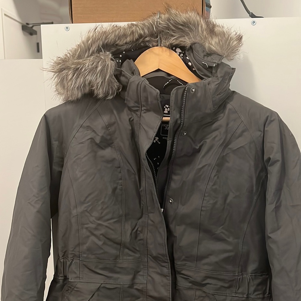 Arctic Faux Fur Trim Long Sleeve Waterproof Hooded Parka